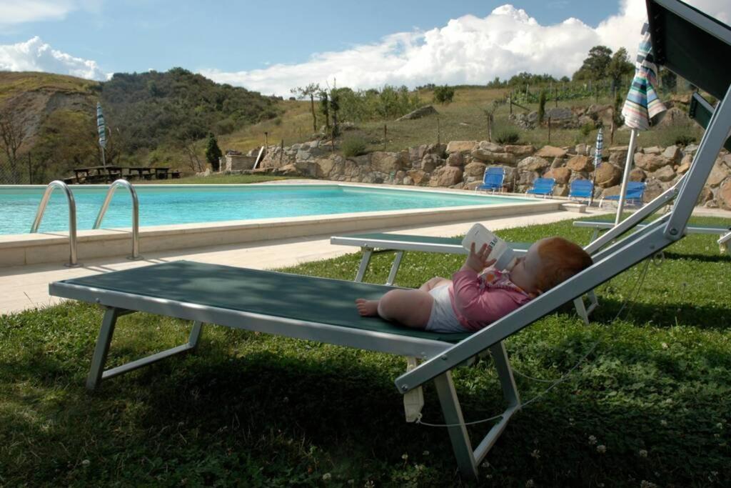 Cottage Assolata Overlooking The Orcia Valley In Tuscany Radicofani Buitenkant foto